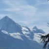 Vue sur le Cervin et la dent Blanche 