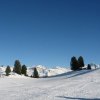 Les pistes enneigées en hiver 